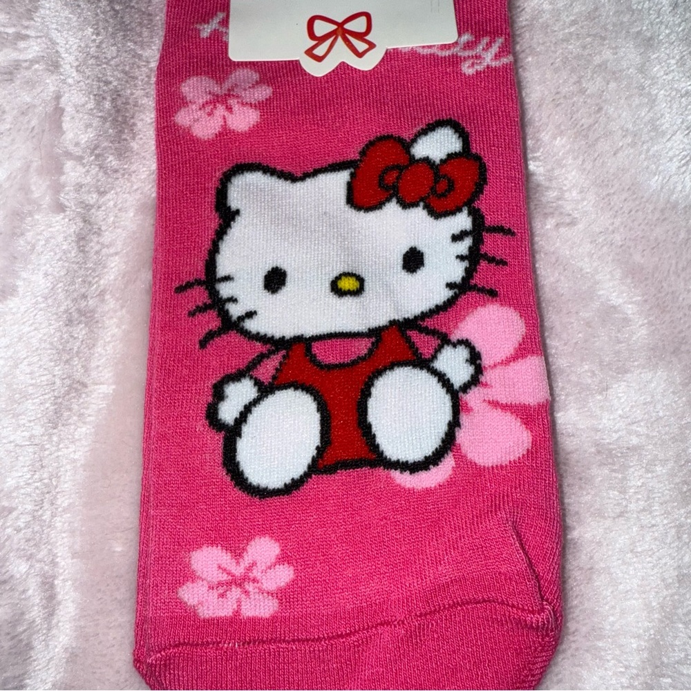 ✨✨5/$10✨✨ Hello Kitty Womens Girls One Pair Set Socks Cute Gift Size 35-41 New - Picture 2 of 5